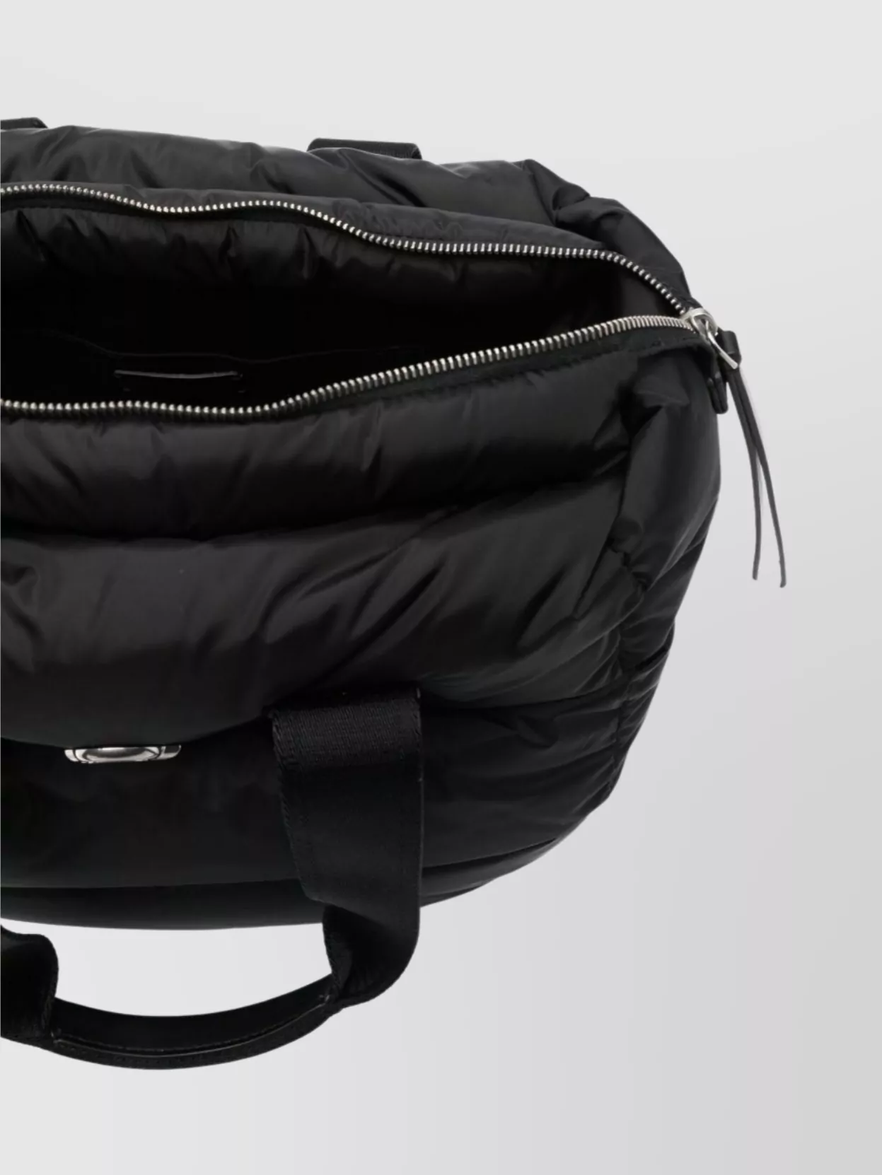 Shop Moncler Padded Quilted Tote Bag Handles