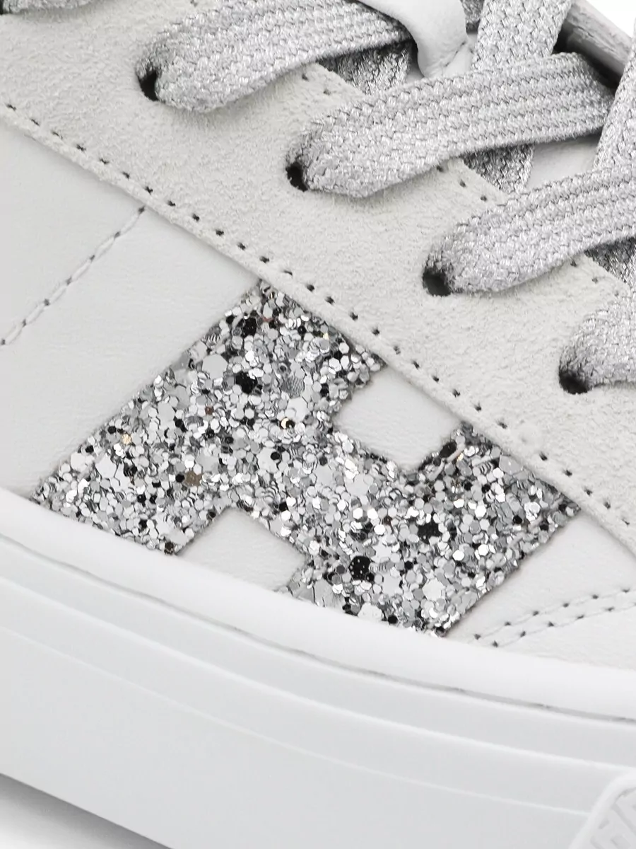 Hogan Low Top Sneakers Glitter Detail Rubber Sole
