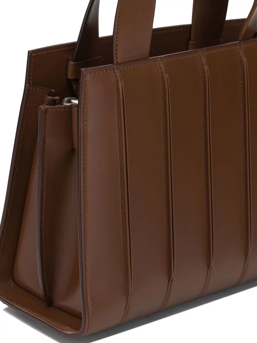 Max Mara Calf Leather Small Tote Bag