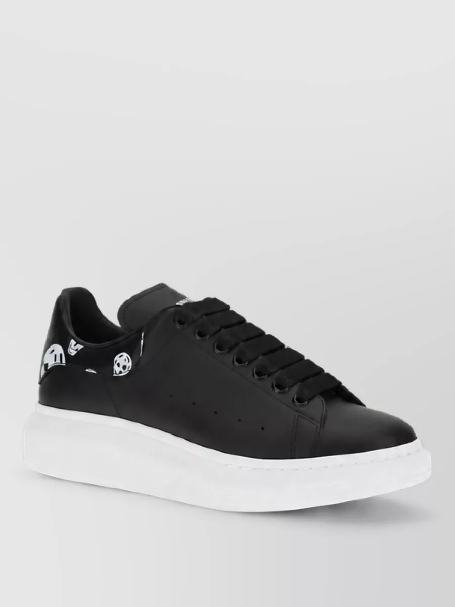 Alexander Mcqueen Leather Chunky Low-Top Sneakers