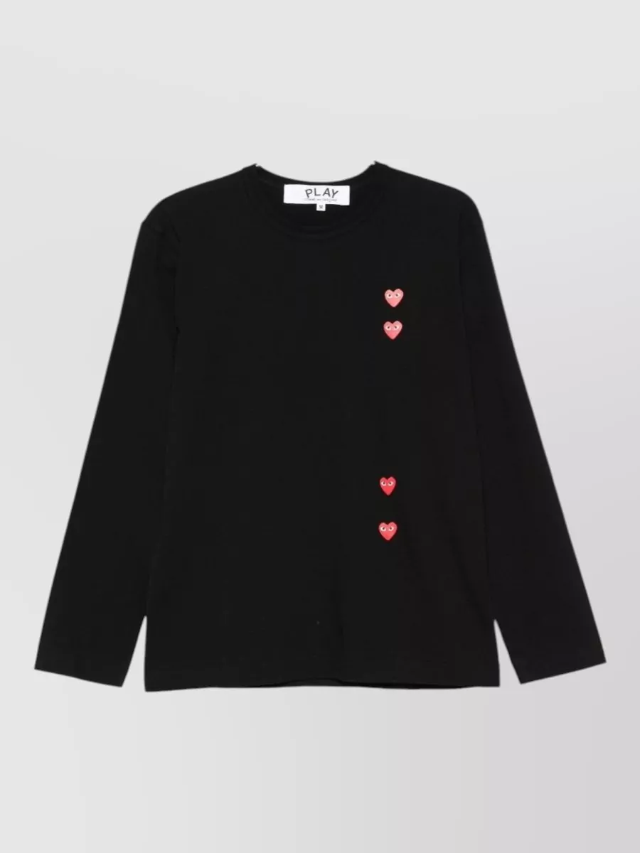 Comme Des Garçons Cotton Long-Sleeve Jumper