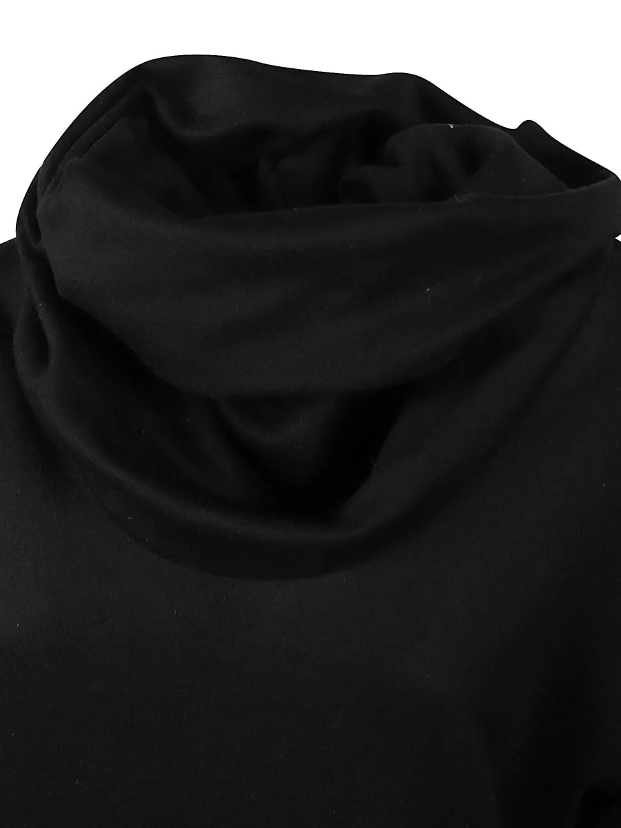 7 For All Mankind Wool Ruched High Neck Dress