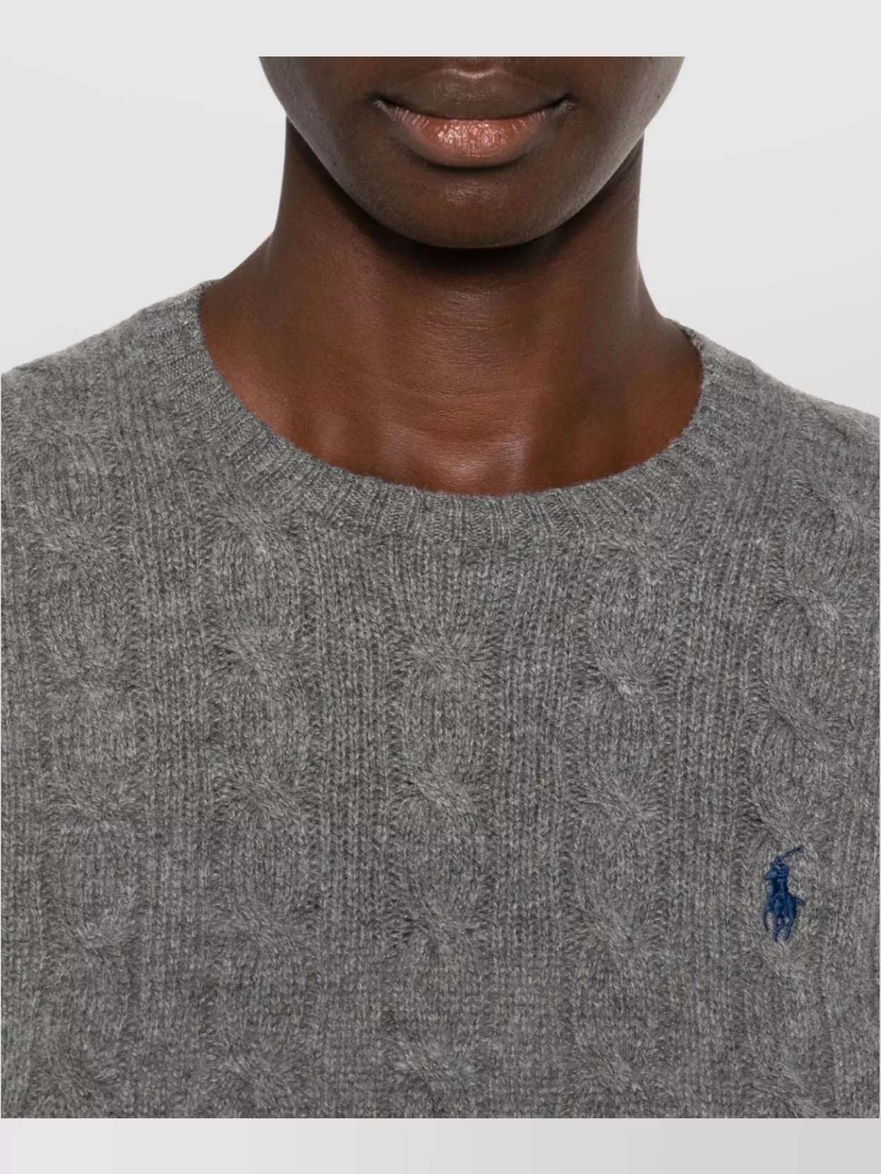 Polo Ralph Lauren Cable-Knit Wool Cashmere Crew-Neck Jumper