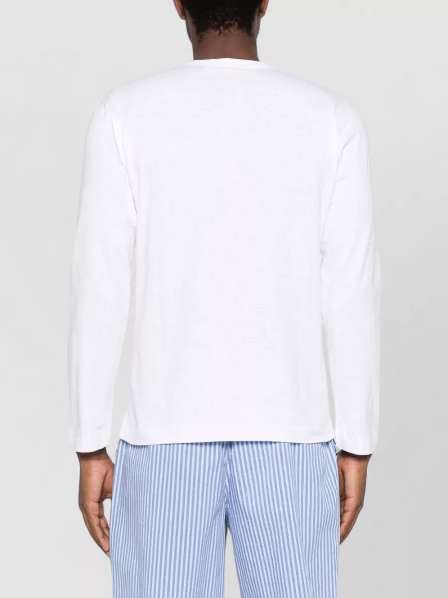 Comme Des Garçons Cotton Crew Neck Long-Sleeve T-Shirt