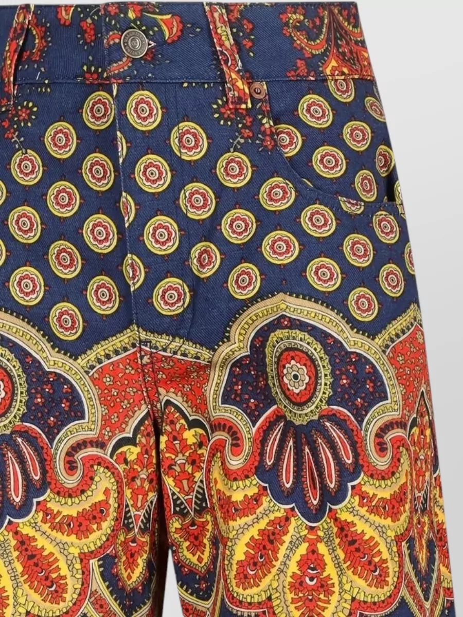 Valentino Garavani Denim Wide-Leg Trousers