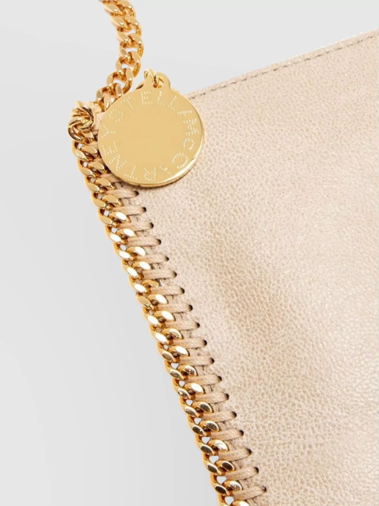 Stella Mccartney Shiny Chain Strap Clutch Bag