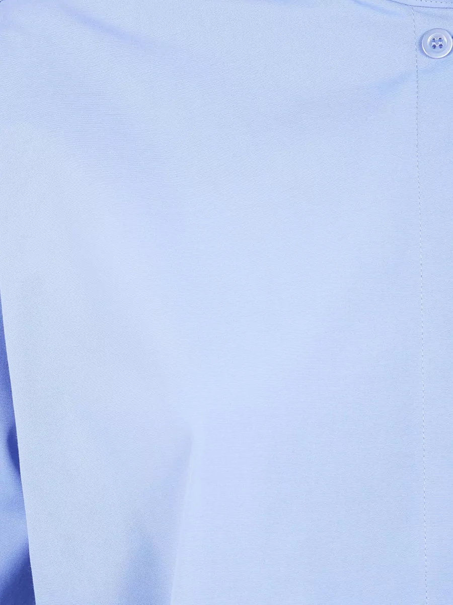 Semicouture Shirt High Collar Button Cuff Long Sleeves