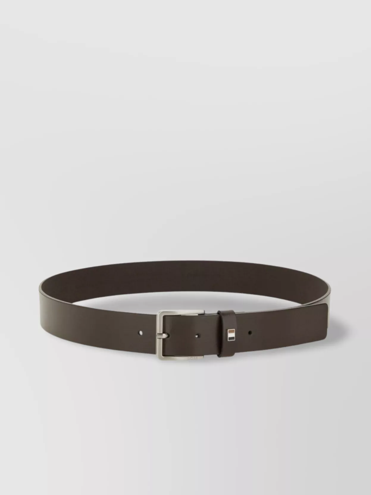 Hugo Boss Adjustable Metal Buckle Smooth Finish Belt