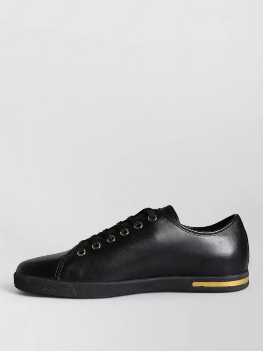 Dolce&Gabbana Leather Lace-Up Sneakers