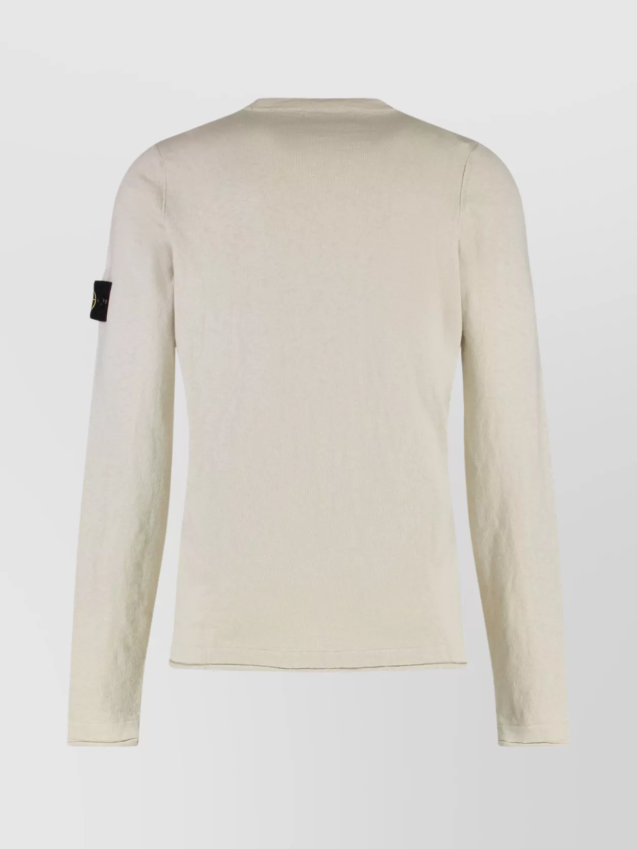 Stone Island Crew-neck Cotton Blend Sweater In Neutral