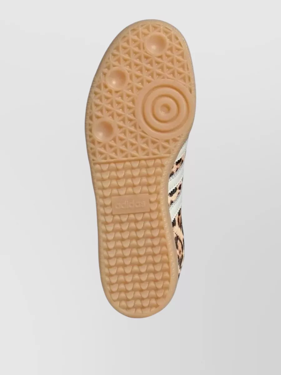 Adidas Leopard-Print Leather Low-Top Sneakers