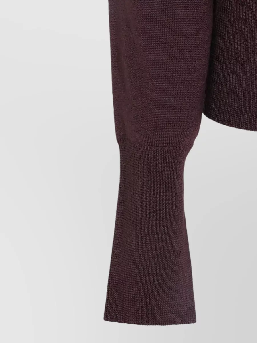 Vivienne Westwood Wool Crewneck Long-Sleeve Cardigan