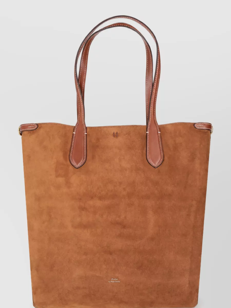 Ralph Lauren Suede Tote Bag