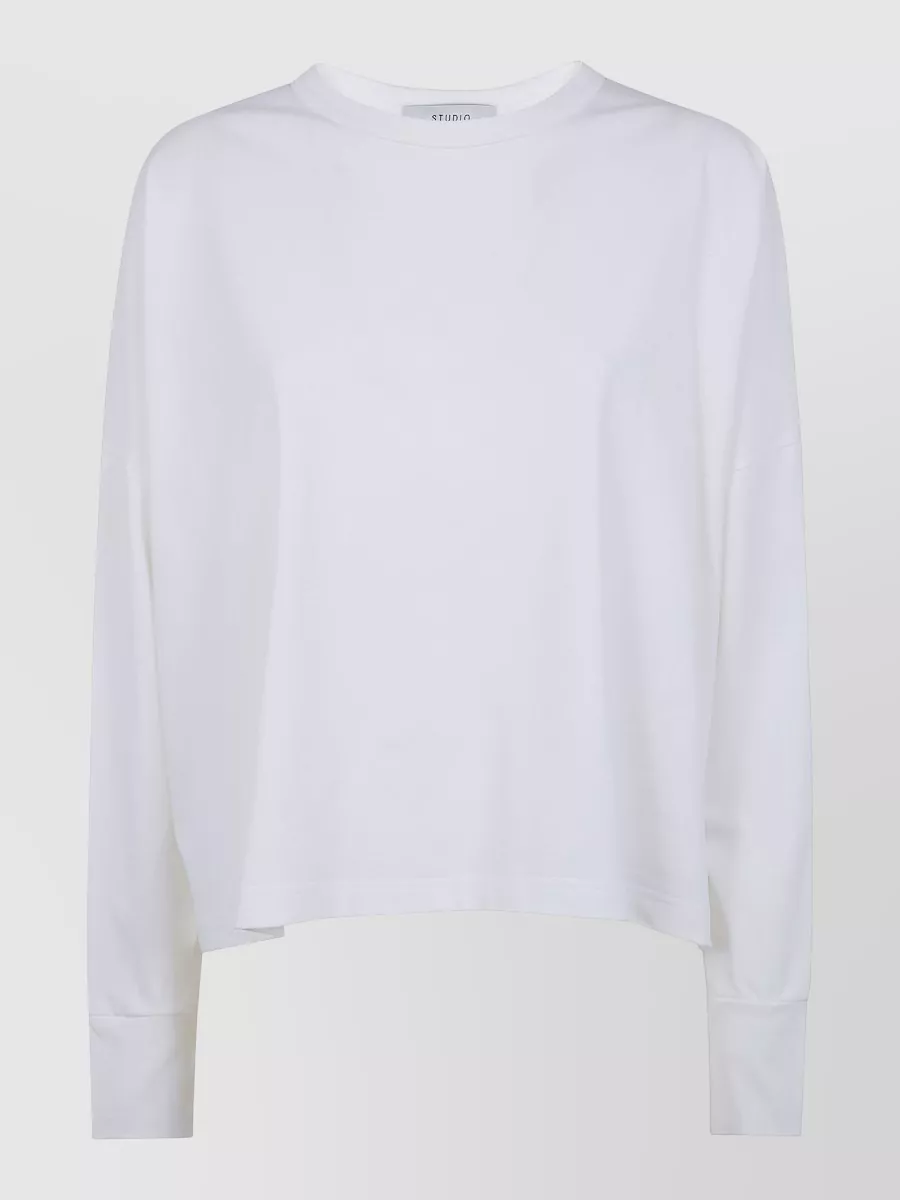 Studio Nicholson Loop Womens Long Sleeve Crew Top