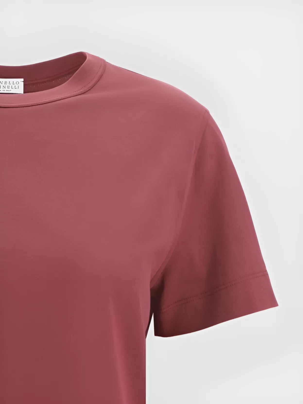 Brunello Cucinelli Jewel-Embellished Monochrome Crew Neck T-Shirt