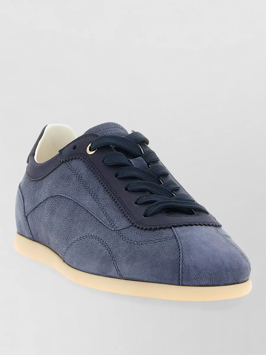 Brunello Cucinelli leather lace-up sneakers