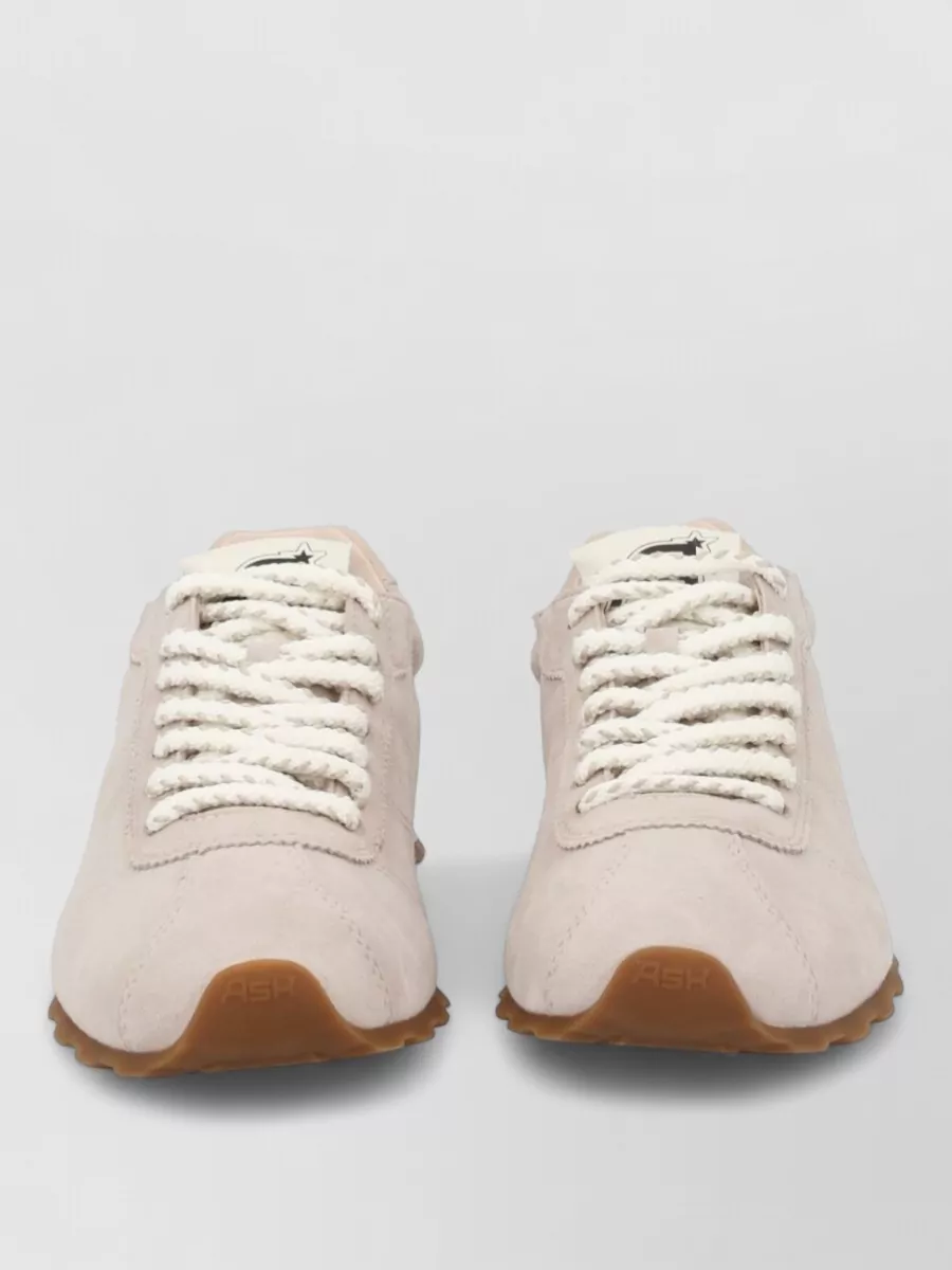 Ash leather low-top sneakers