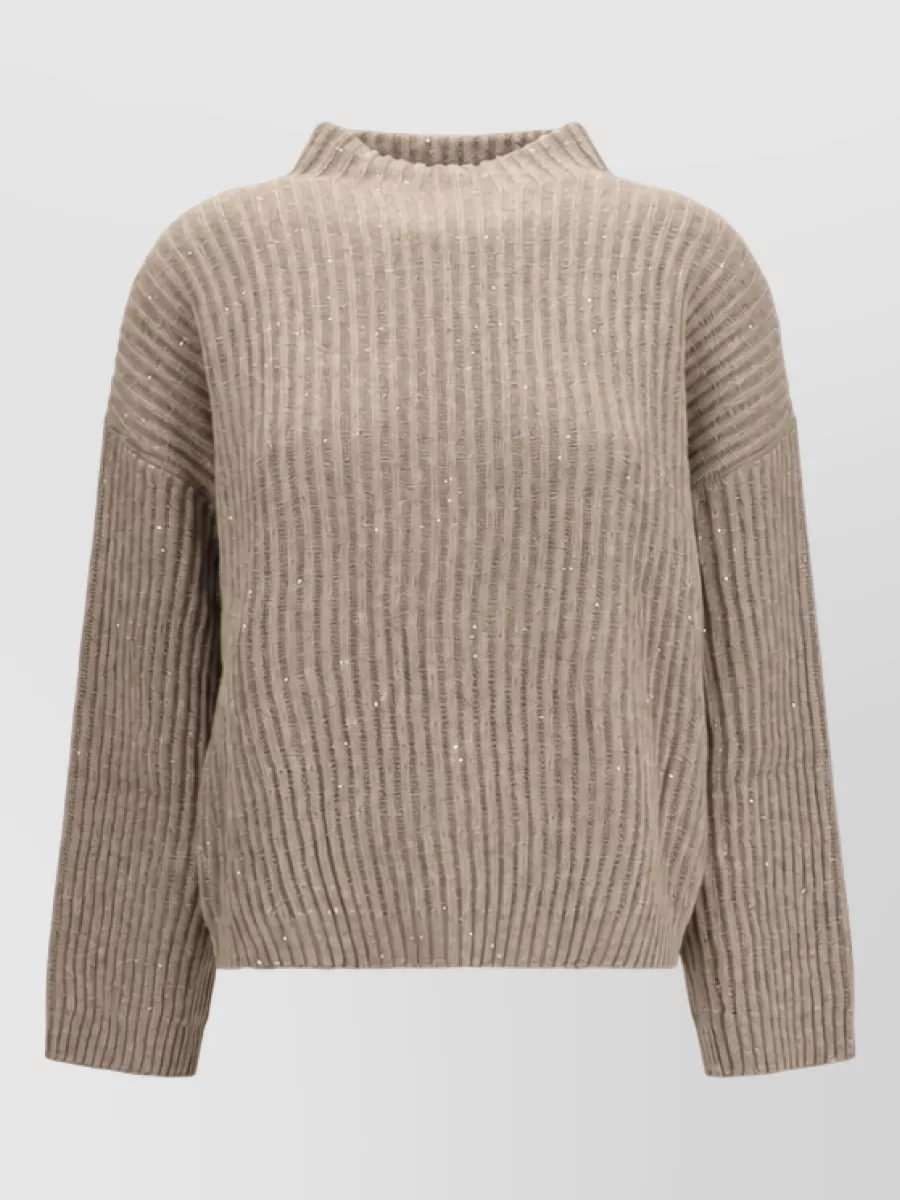 Brunello Cucinelli wool turtleneck sweatshirt