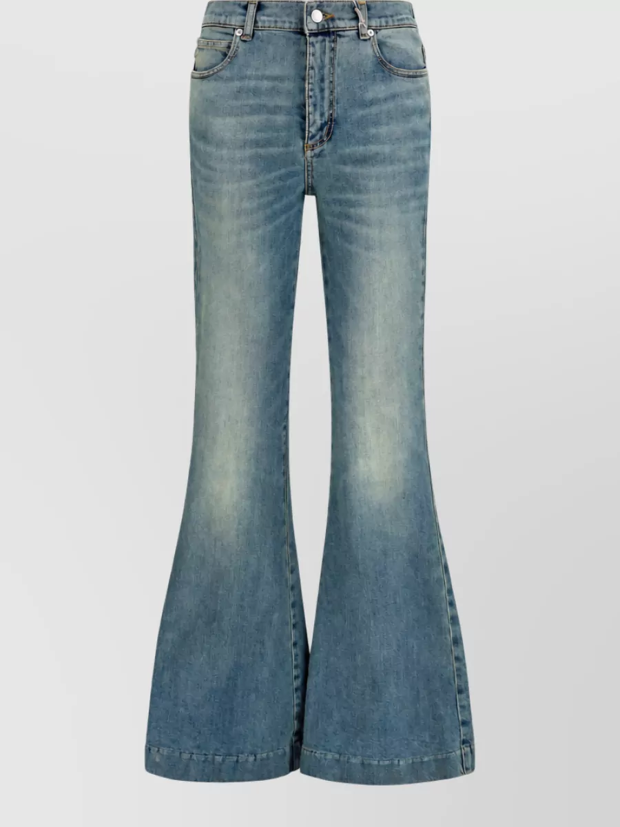 Alexander McQueen flared denim jeans