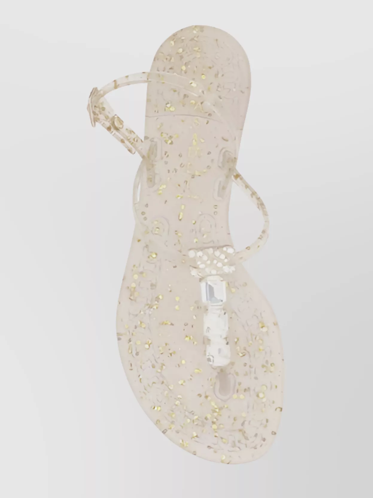 Casadei Swarovski Crystal Jelly Sandals
