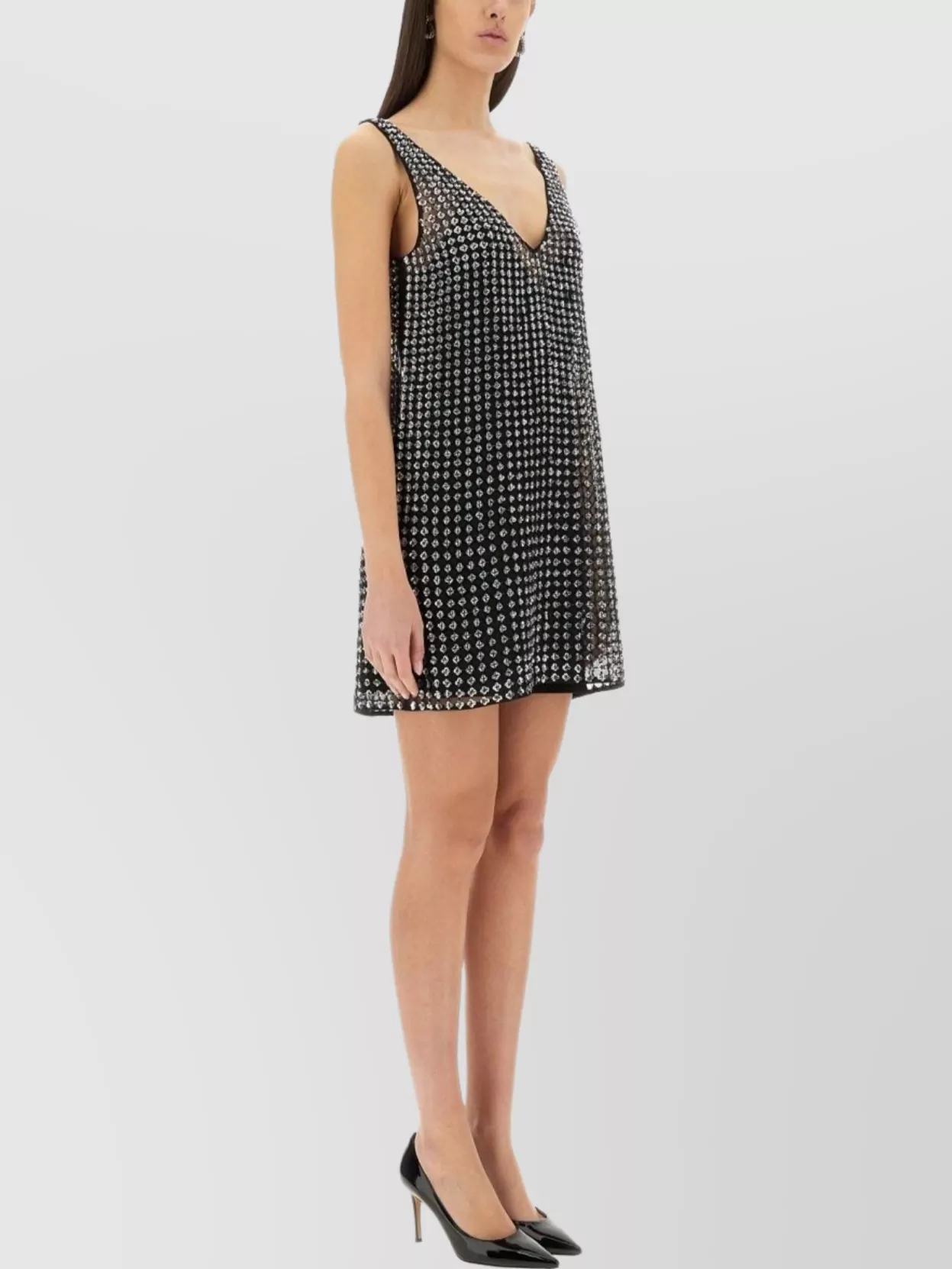 Max Mara V-Neck Sleeveless Mini Dress Rita