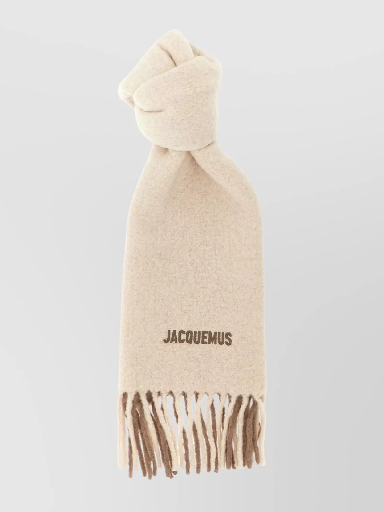 Jacquemus Beige Lecharpe Moisson Scarf