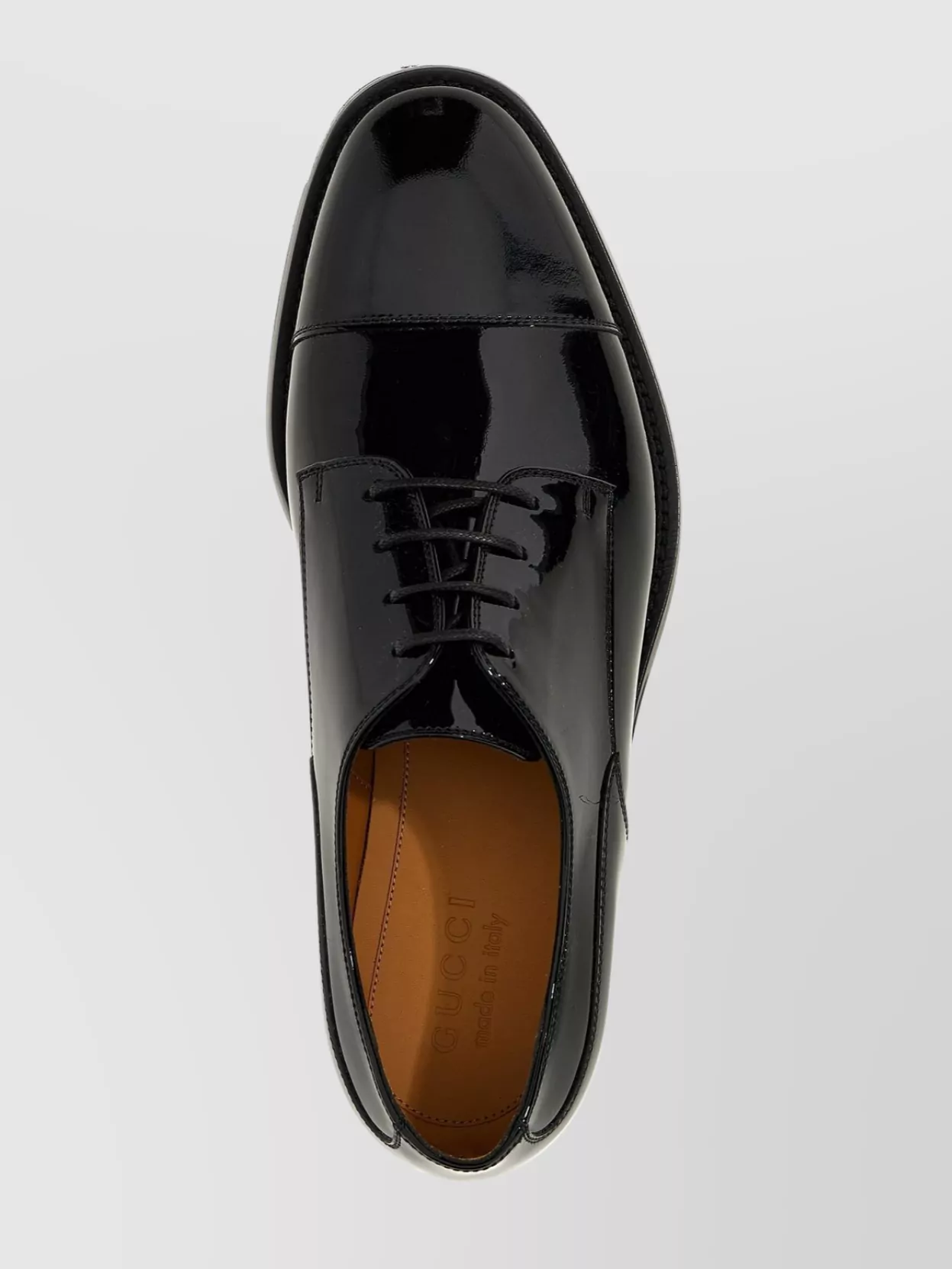 Gucci Lace-Up Shoes In Patent Leather