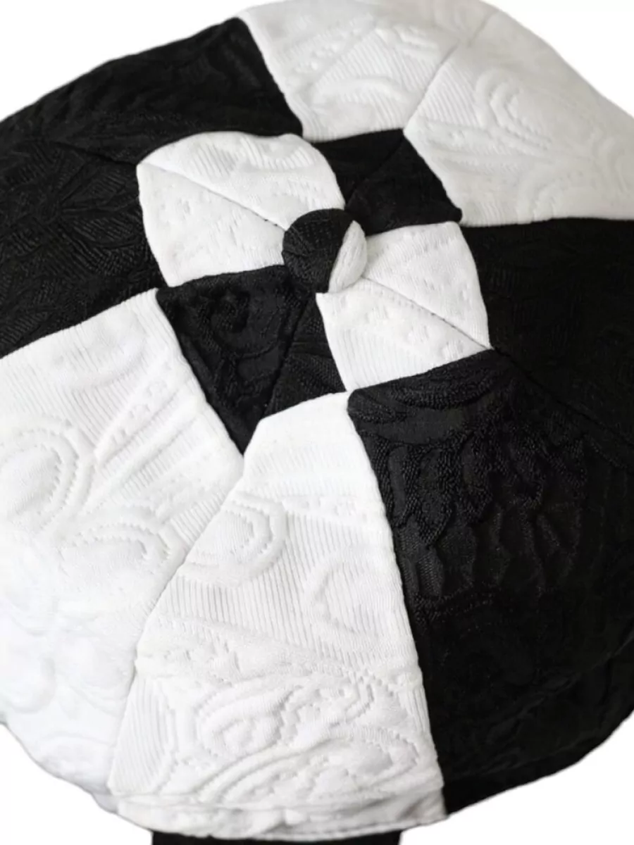 Dolce&Gabbana Checked Quilted Sun Hat
