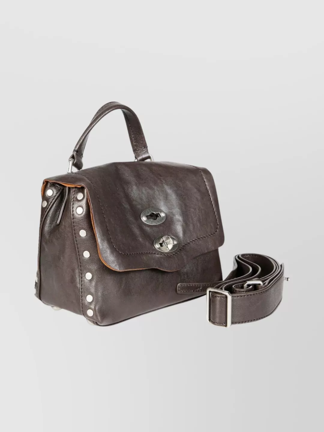 Zanellato Structured Shoulder Bag Featuring Adjustable Strap