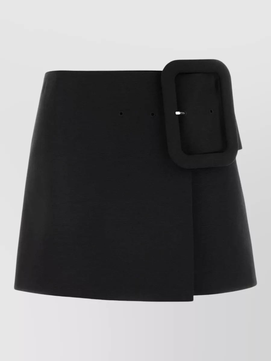 Ami Paris Wool Mini Skirt