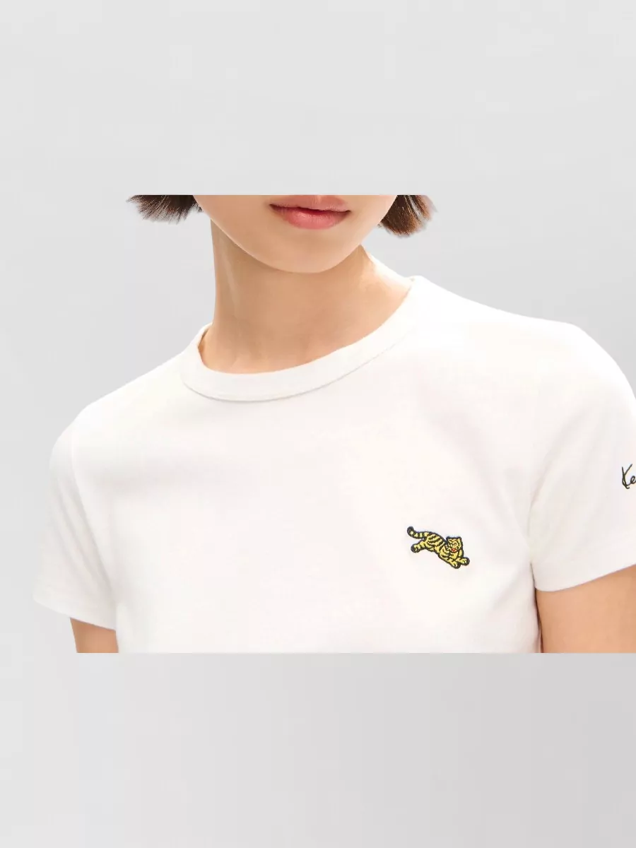 Kenzo Cotton Embroidered T-Shirt