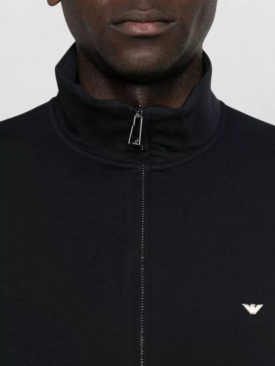 Emporio Armani Logo Zip-Up Sweatshirt