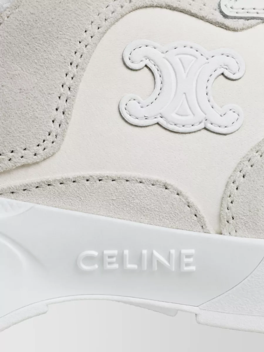 Celine Leather Low-Top Sneakers