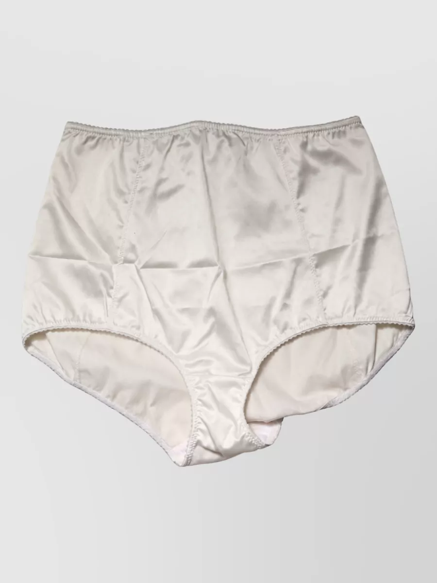 Dolce&Gabbana silk high-waist briefs