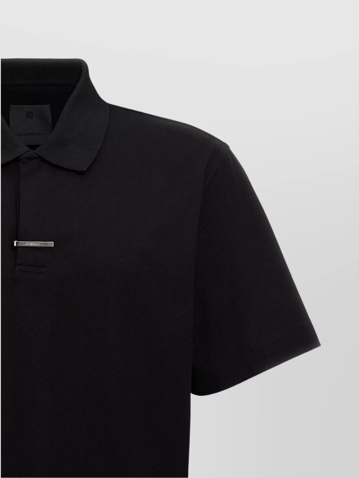 Givenchy Polo Shirt With Short Sleeves And Side Slits