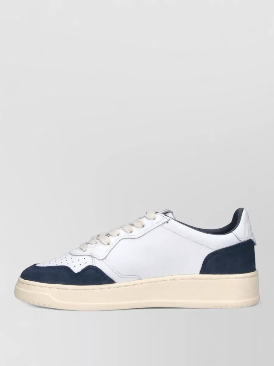 Autry Leather Low Top Lace-Up Sneakers