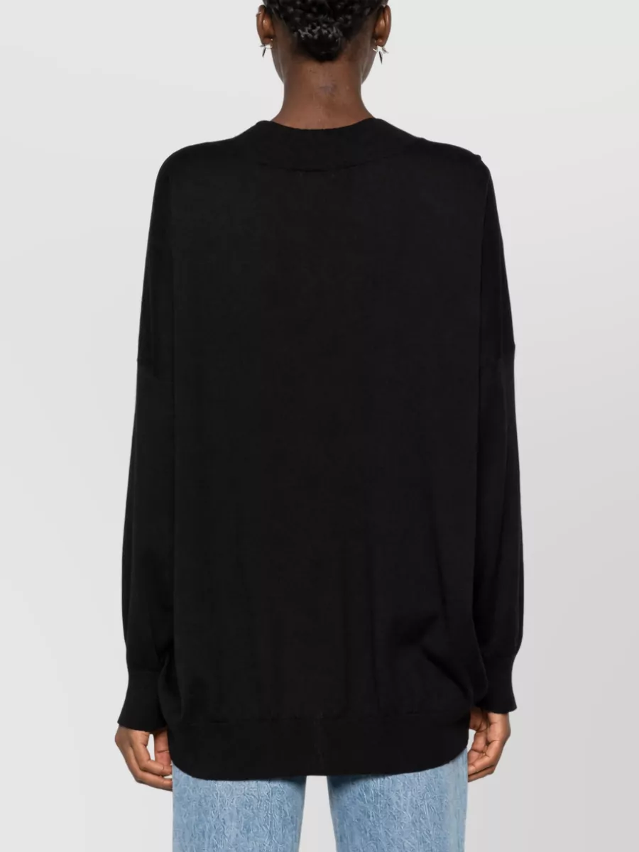 Brunello Cucinelli Cashmere Silk V-Neck Long-Sleeve Sweater