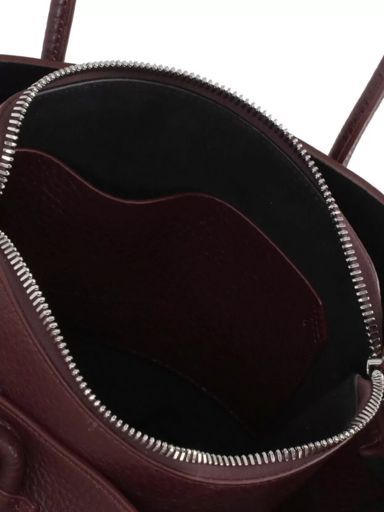 The Attico Pebbled Leather Shoulder Bag
