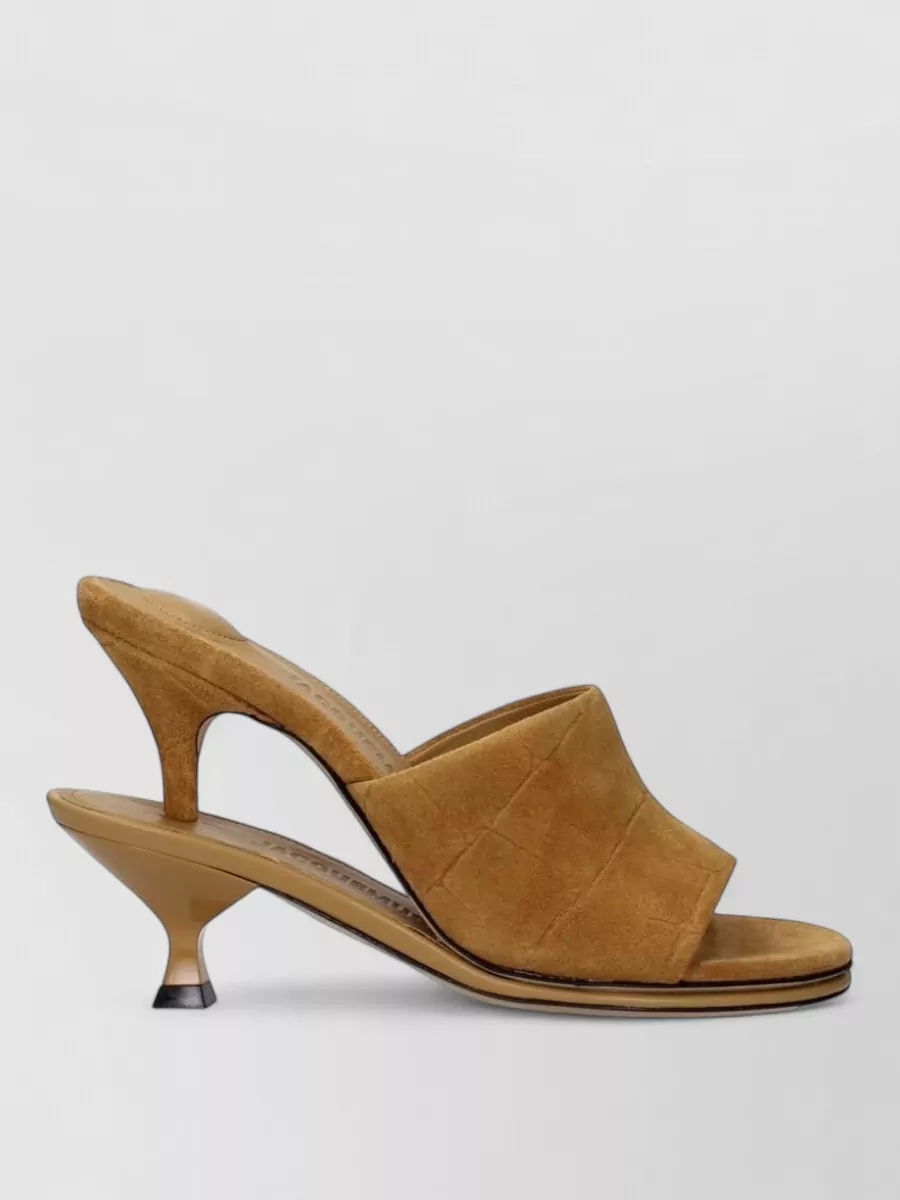 Jacquemus Suede Leather Stiletto Sandals