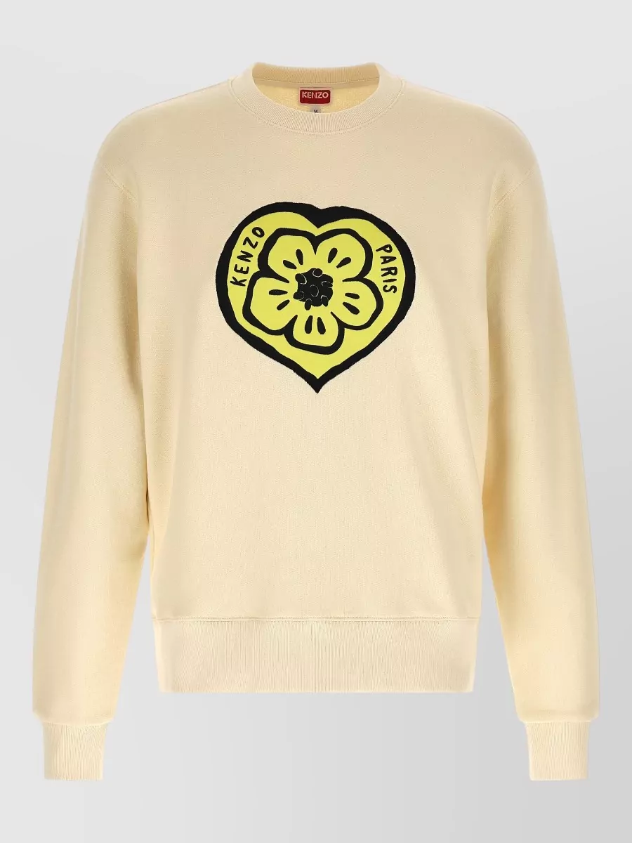 Kenzo Cotton logo-embroidered sweatshirt