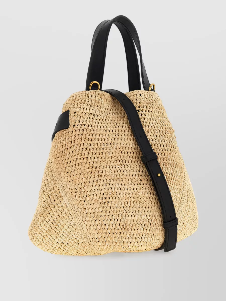 Loewe Raffia Mini Beach Bag