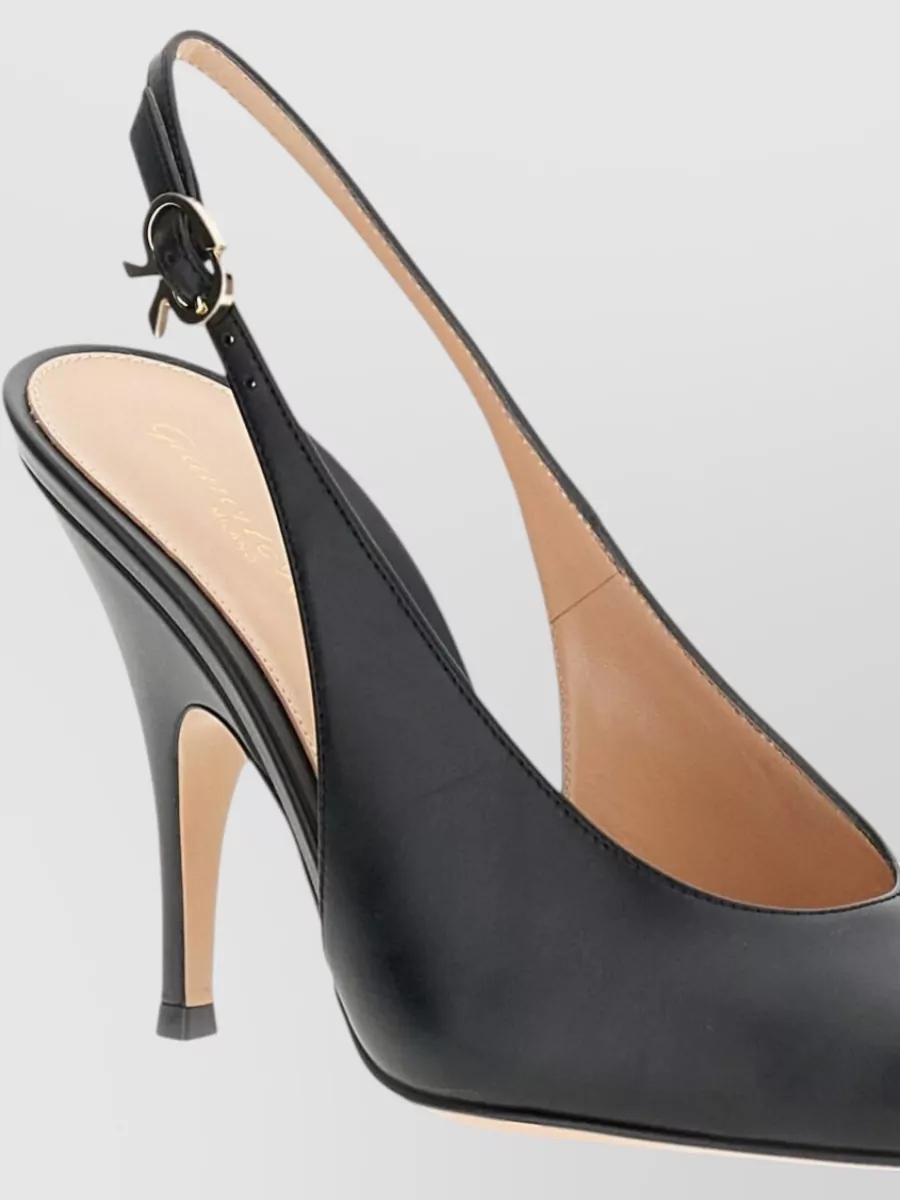 Gianvito Rossi Leather Slingback Pumps