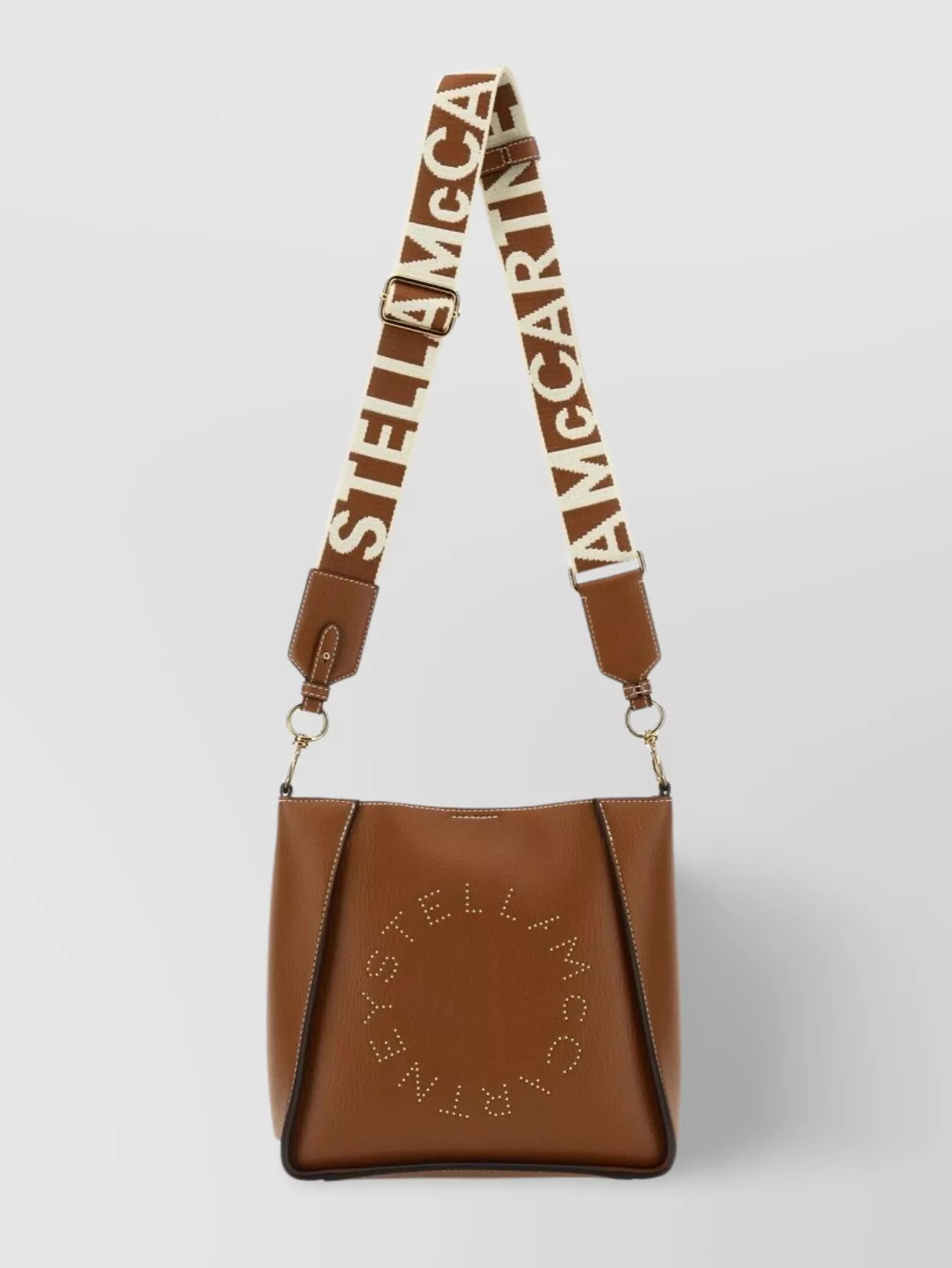 Stella Mccartney Logo Shoulder Bag Adjustable Strap