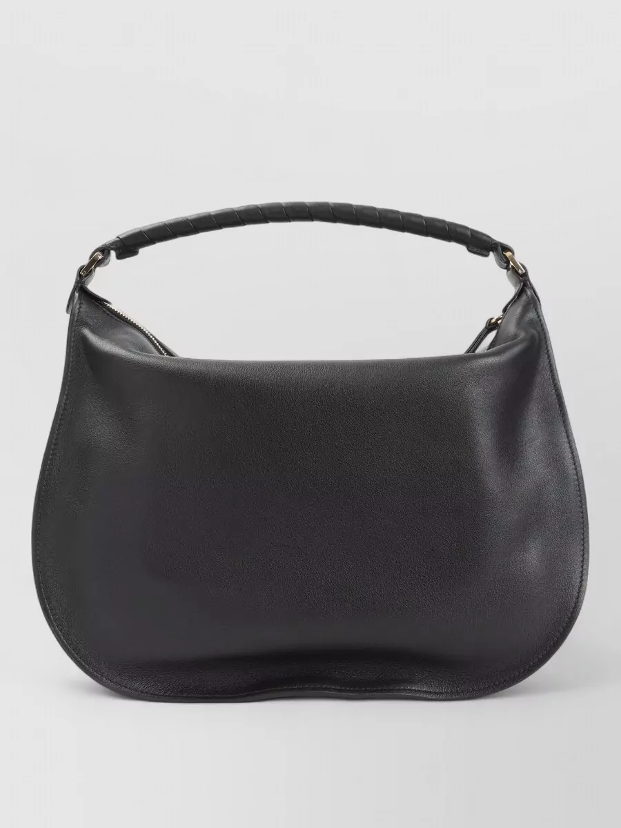 Chloé Marcie Shoulder Bag Calf Leather Strap