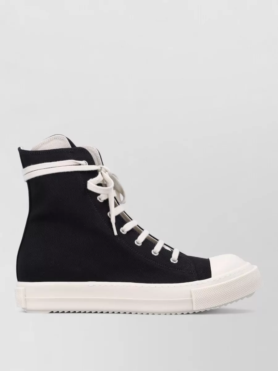 Rick Owens Drkshdw Denim High-Top Sneakers