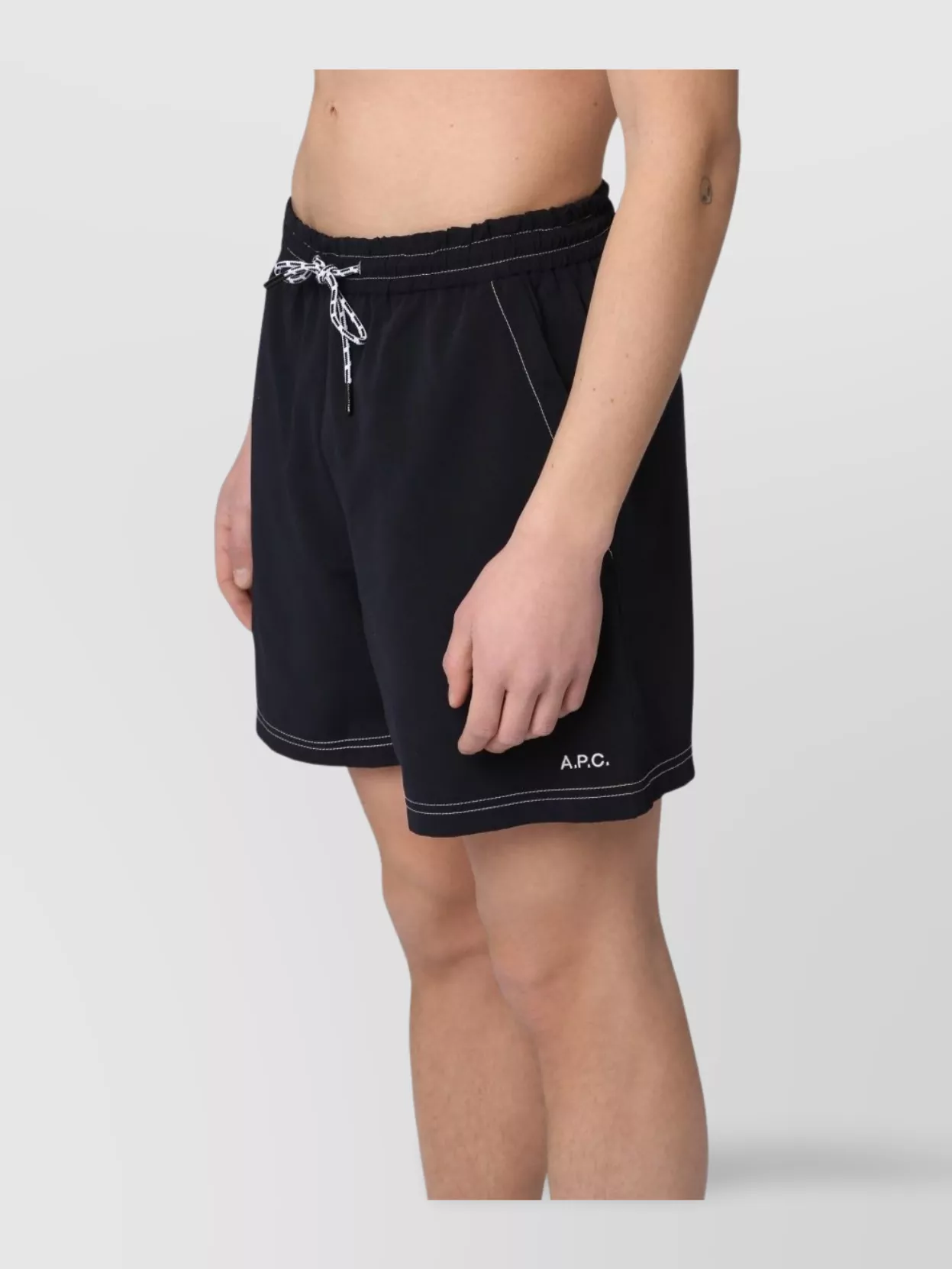 A.p.c. Nylon Swim Shorts Featuring Elastic Waistband