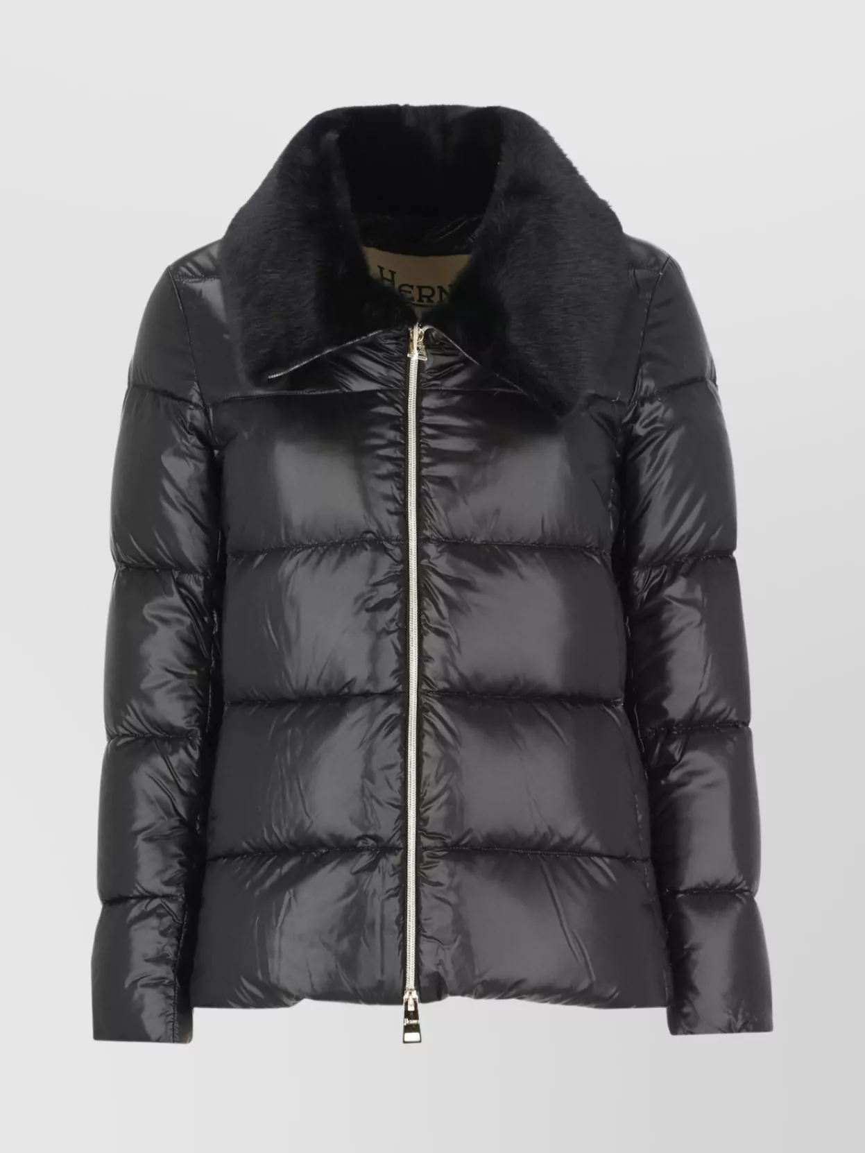 ブルゾン Herno Quilted Jacket With High Collar Herno Quilted High-collar Jacket With Button Closure | ShopSimon