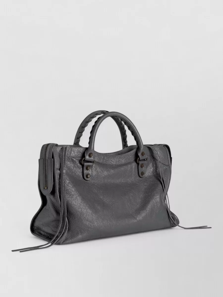 Balenciaga Le City Medium Leather Tote Bag