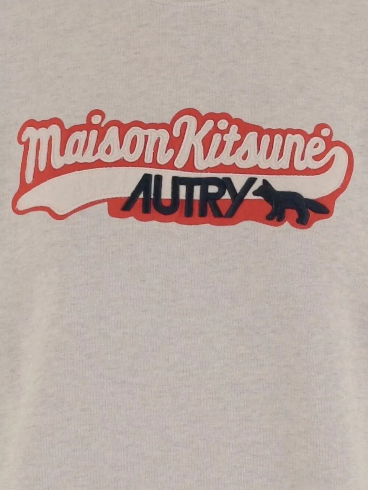 Autry Logo Crewneck Sweatshirt From Maison Kitsuné