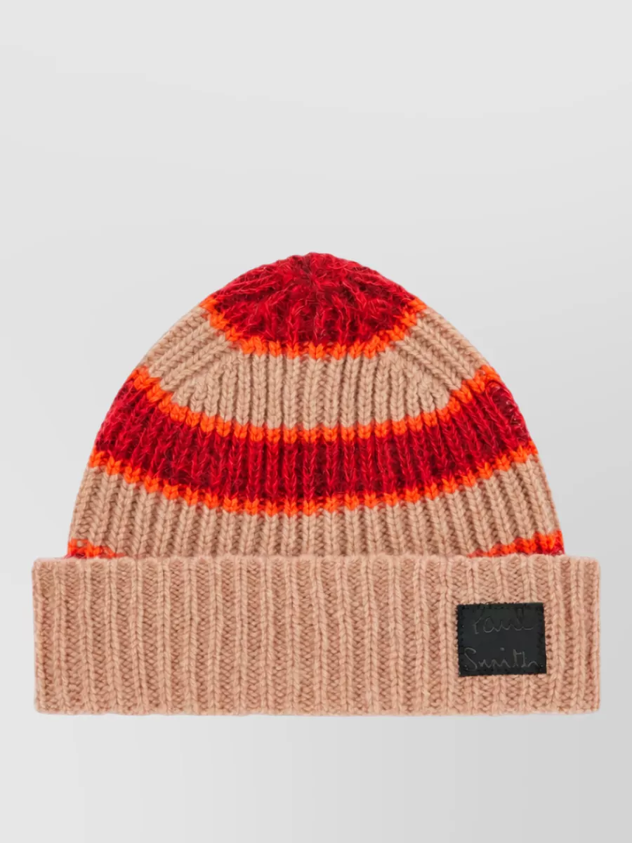 Paul Smith ribbed mohair beanie